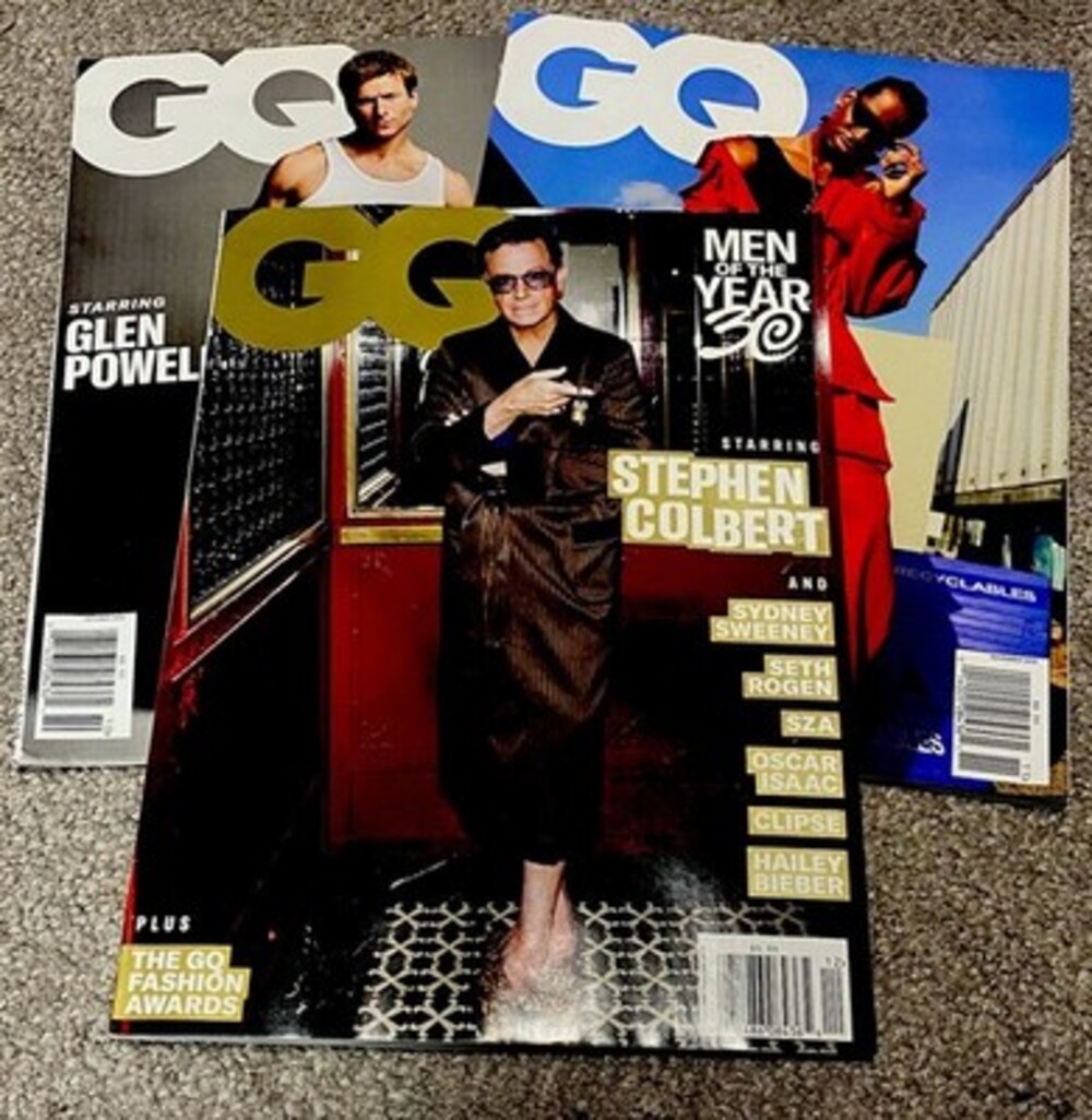 GQ Magazine Lot of 3 Fall Winter 2025 Glen Powell Mens Collector Mens‎ Fashion